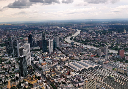 Frankfurt von oben - Rundflug 2008